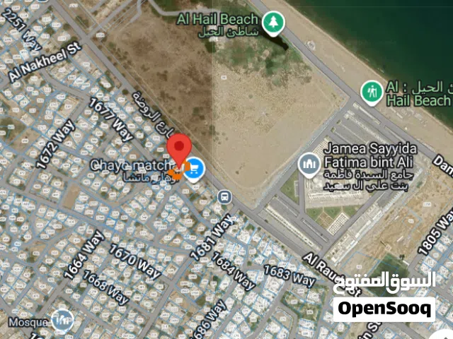 قطعه ارض سوبر كونر بالحيل الشماليه مقابل مسجد السيده فاطمه