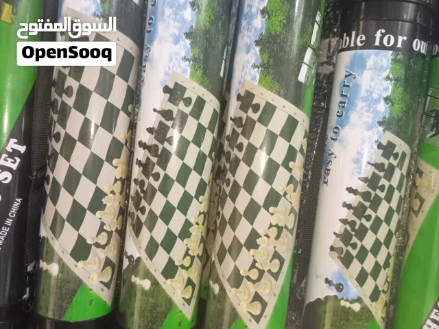 رقعة شطرنج رول جلد حجم كبير سهلة الطي
