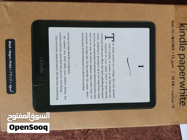 كيندل بيبروايت الجيل الثاني عشر ذاكرة 16 جيجا  kindle paperwhite 12th 16gb