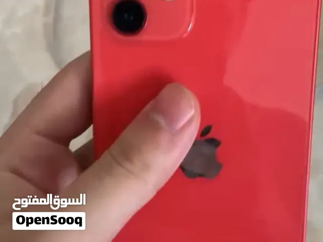 ايفون 12 مستعمل بذاكرة 128 جيجابايت باللون الأحمر من أبل، حالة جيدة جدا