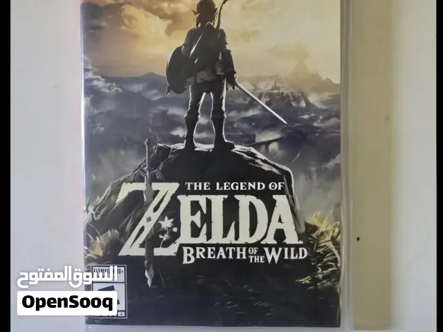 مستعملة the legend of zelda breath of the wild لعبة