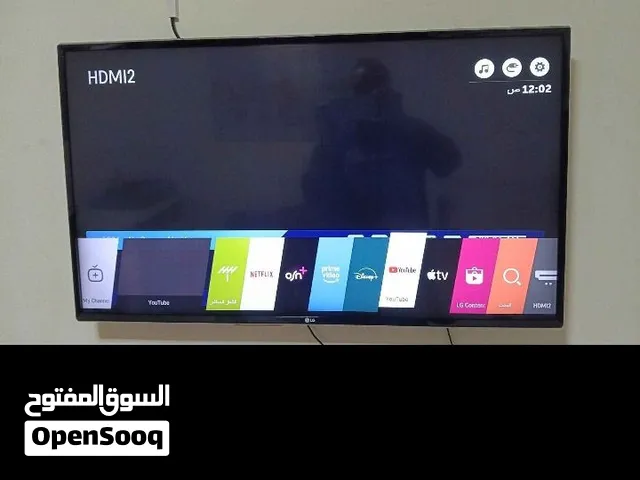 شاشة LG سمارت 43 بوصة التواصل بالسوق المفتوح فقط....
