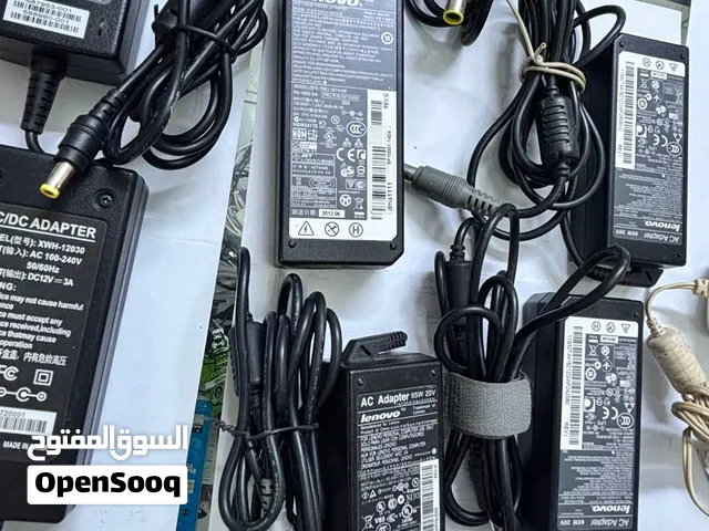 شواحن لابتوبات مستعمله اصليه ارخص سعر في السوق وارد الدنمارك شاحن واحد 5دنانير