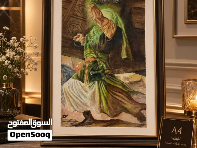 لوحة فخمة حجم A4 بسعر 25 الف فقط