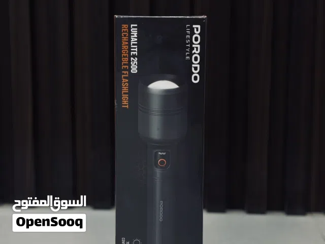 PORODO LUMALITE 2500 Rechargeable  ليت كشاف محمولFlashlight