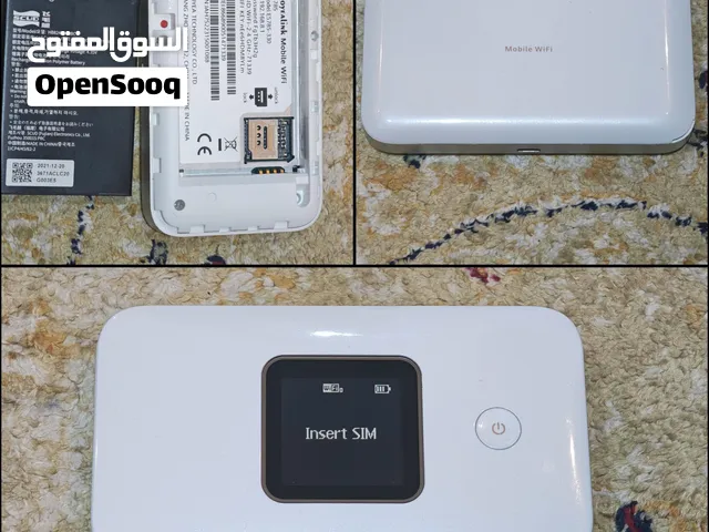 رواتر متنقل 4 جي بلس شبه جديد شغال على STC فقط