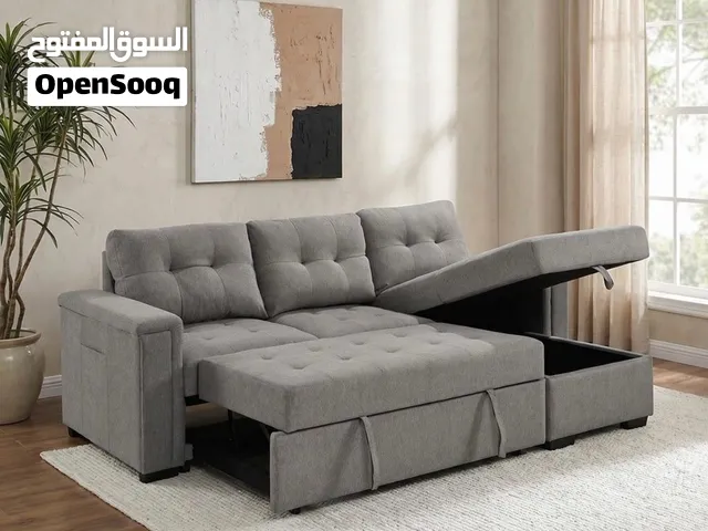 كنب صالة يتحول سرير وفيه تخزين