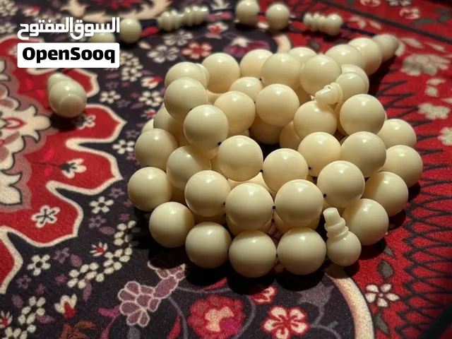 مسباح دومنة كريمي 50 خرزة مقاس 10 مل
