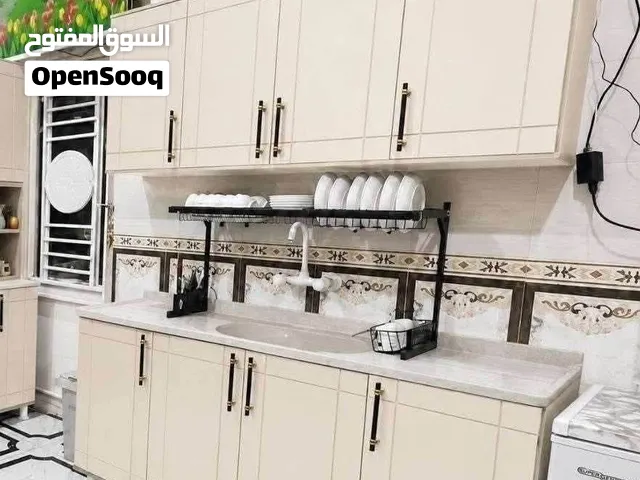 كاونتر خشب مترين ارضي وملحق وسنك متت وعشرين مرمر السعر 310