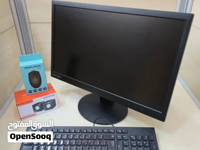 جهاز Lenovo Mini PC متكامل (مع شاشة 22 بوصة) - أداء جبار ومساحة توفير!