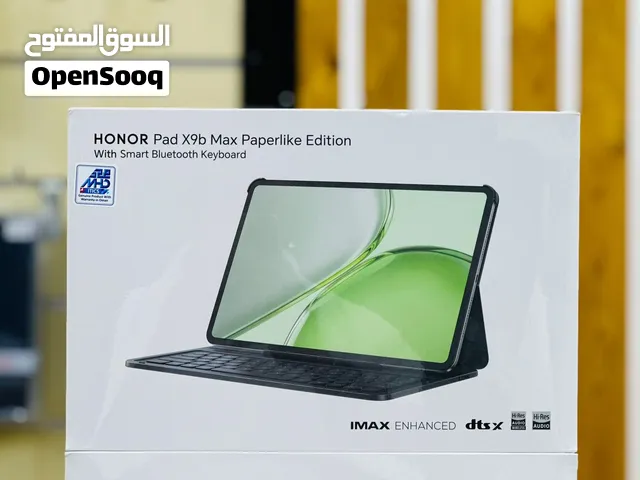 HONOR PAD X9B MAX 13 INCH 4 6/257GB هونور باد اكس 9 بي ماكس 13 انش ذاكرة 256 رام 6 .