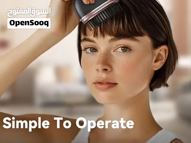 مشط تمليس الشعر اللاسلكي الصغير المحمول 2 في 1