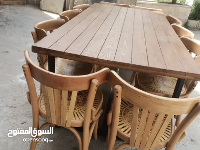 كراسي دمياطي وطاولات  للحدائق والمقاهي والمطاعم والمطبخ وكافيهات وبنشات حسب الطلب مقهى  قهوه