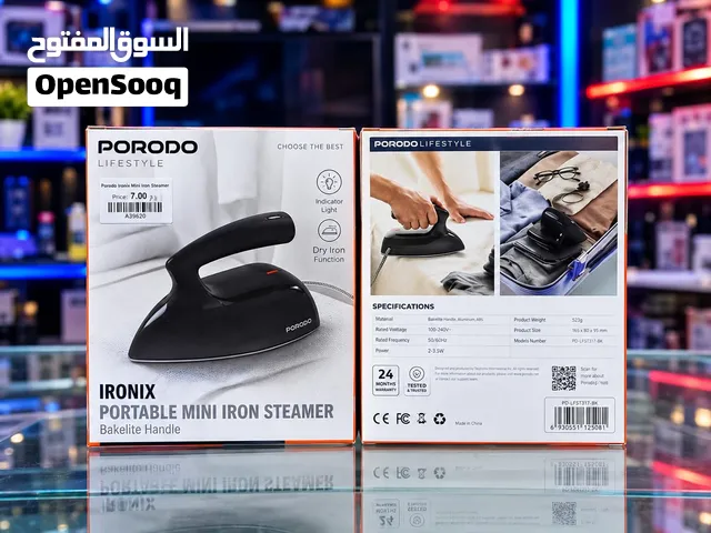 Brand New Porodo Ironix portable mini steamer in oman  Quick steaming