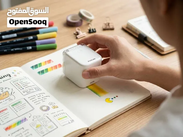 طابعة ألوان محمولة ذكية