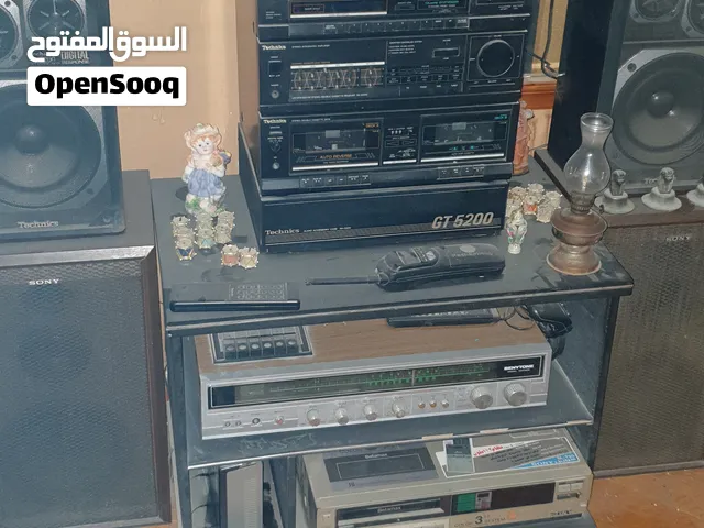 استريو Technics دبل ديك بالريموت تكنكس وراديو وامبليفير واكيوليزر ياباني -ويوجد عفش شقة كامل للبيع