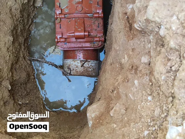 حفر وتجهيز مخرج الصرف وتركيب رداد