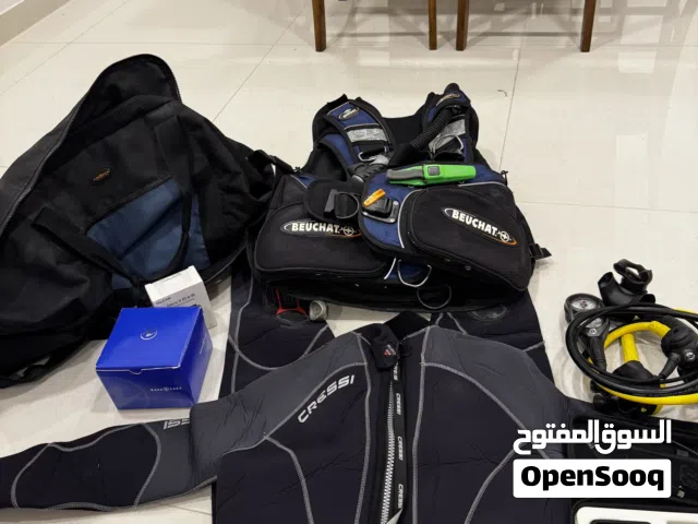 فرصة لمحبي المغامرة! مجموعة معدات غوص احترافية ومتكاملة للبيع