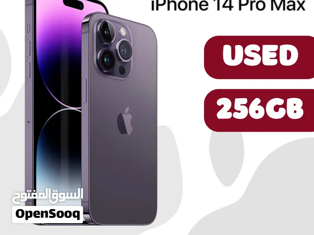 IPHONE 14 PRO MAX (256-GB) USED LIKE NEW \ ايفون 14 برو ماكس مستعمل بحالة الجديد 256 جيجا