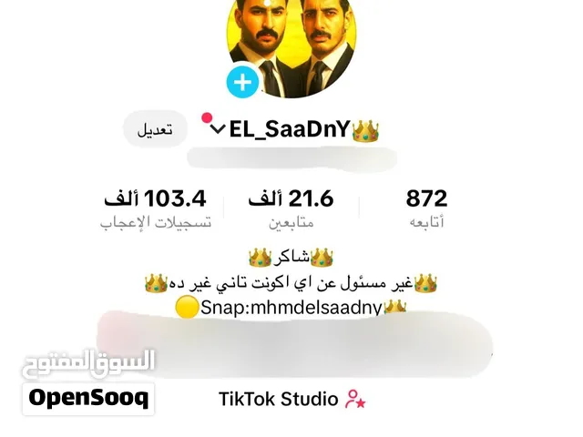 حساب تيك توك تفاعل قوي عشرين الف متابع ليفل 28 في الدعم