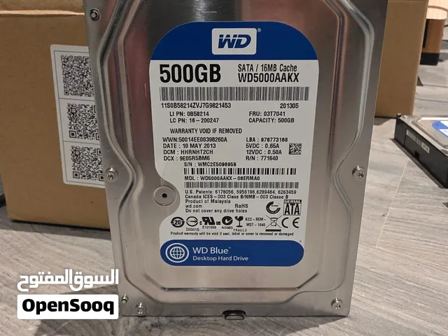 Used PC HDD in perfect condition 500GB   3.5 HDD  هارد ديسك مستعمل في حالة ممتازة  سعر خاص للكميات