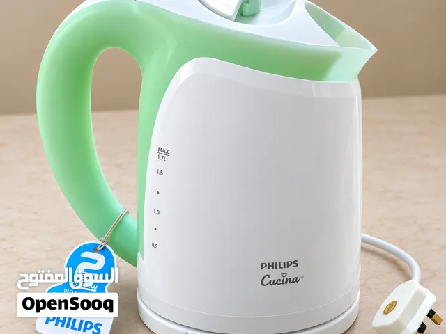 غلاية ماء كهربائية Philips Cucina جديدة بالكرتونة – 1.7 لتر
