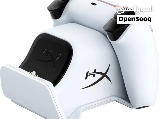 محطة شحن لوحدات التحكم اللاسلكية بلايستيشن PS5 HyperX 51P68AA ChargePlayTM Duo