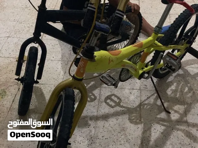 دراجة بيتوين فرنسية رودة 25 ماركة city bike ودراجة عادية رودة 16 ماركو نعباليش