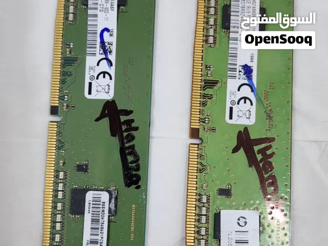 للبيع رامات كمبيوتر DDR4 جميع الذواكر الأصلية - أداء جبار وسعر لقطة