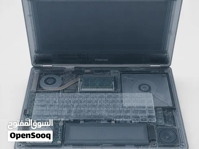 جهاز الكمبيوتر(Toshiba) نضيف وعرطه والسعر قابل للتفاوض