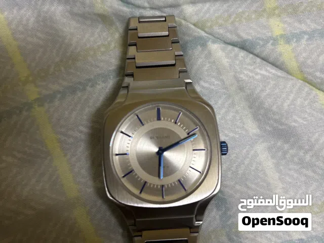 Silver d1milano square watch