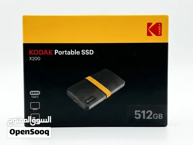 هارد SSD خارجي KODAK 512GB الاصلي - سرعة فائقة من شركة عالمية!