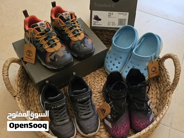 for boy 4 shoes(Timberland, Skechers, Adidas, Crocs)