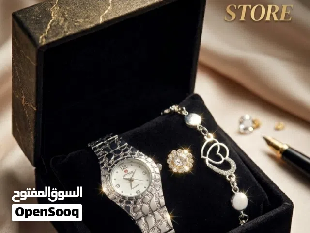 بكج ساعات نسائي ب 9 انواع مختلفه