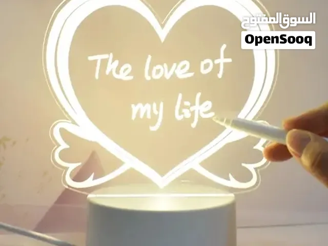 النوت بوك المضيء مع قلم و ممحاة