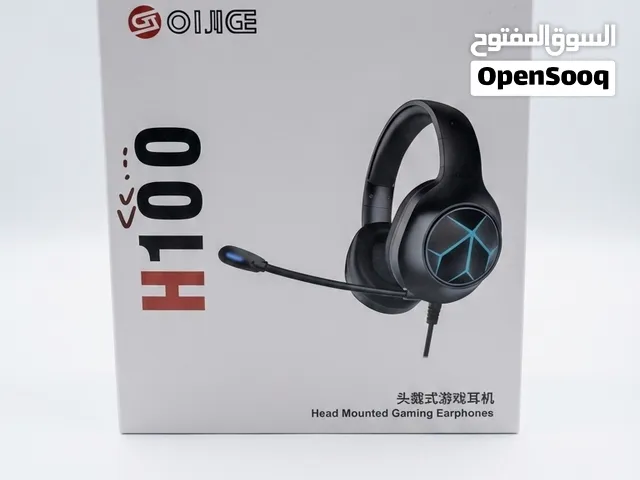 سماعات Goijige H100 سلك ليد جديدة