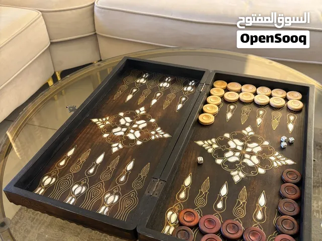 طاولة زهر دمشقية فاخرة