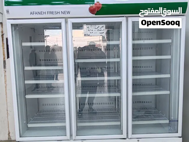 ثلاجة عفانة جامبو دبي ثلاث أبواب بحالة ممتازة