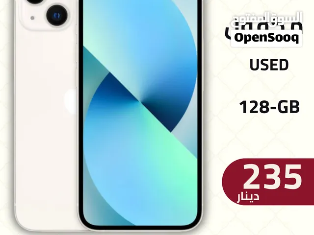IPHONE 13 (128-GB) USED LIKE NEW \ ايفون 13 128 جيجا مستعمل بحاله الجديد و مكفول