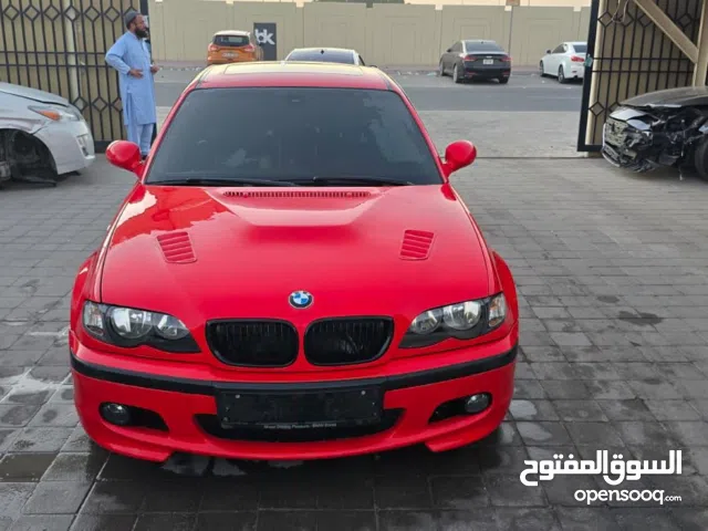 BMW SERIES 3 RED 2002.KOREAN SPECS SMALL ACCIDENT,V6  WBAEV51092PE00863