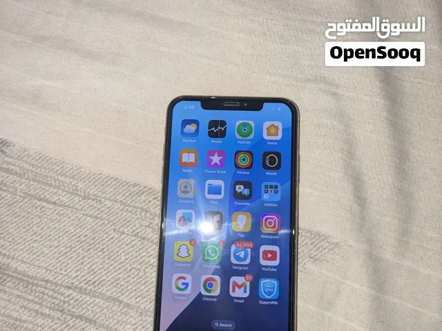 xs max  gold colour  crack in back side no another issues