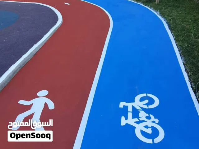 تخطيط ساحات باطون.ساحات زفتة.صالات ايبوكسي.تنظيف وتكحيل حجر قذف رملي ومائي .قصارة ديكورية اسبانية