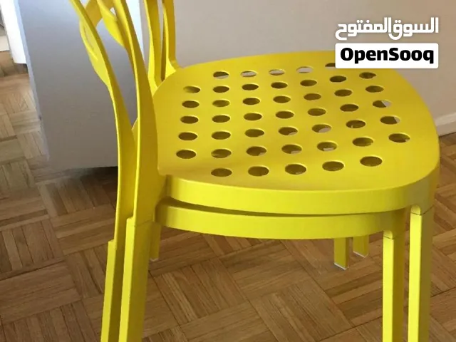 كراسي عدد 2 ألمنيوم للاستخدام الداخلي والخارجي
