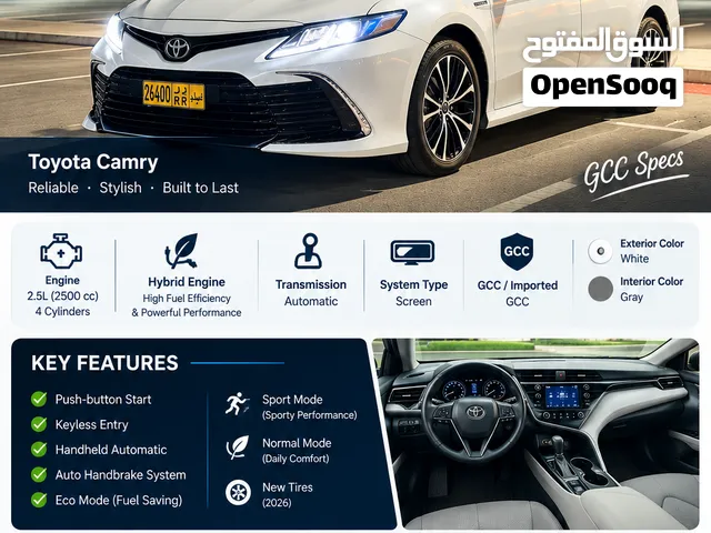Toyota Camry le trim hybrid excellent condition white Colour 2020 model