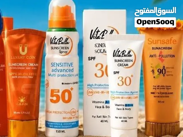 Sunscreen Cream & Spray – SPF 30 & SPF 50 – High Protection