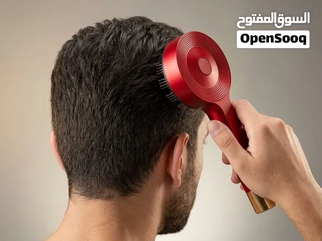 فرشاة تمشيط وتوزيع الزيوت مع اشعة حمراء يعمل بالشحن بسلك Type-C 60cm وبأبعاد مدمجة بكرتونة 22×6×25 س