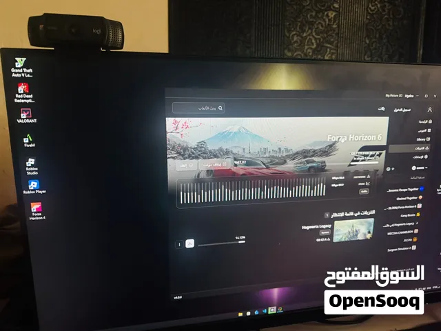 سلام عليكم شباب شاشه نوع MSI شاشه كيمنك 27انش +شاشه ثانيه حجم 19+استاند شاشه +موصفاته بل صور موجوده