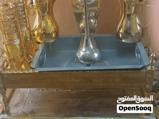 دلال قهوة أرسلان 2 +مبخرة مذهبه +مرش ورد +طقمين فناجيل كريستال محفر ومذهب +كانون