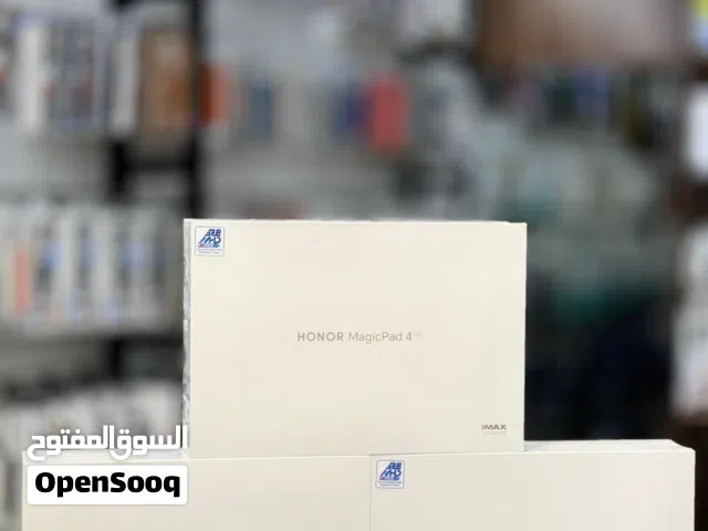 هونور ماجيك باد 4 , ذاكرة 256GB رام 12 الشاشة 12.3 انش مع قلم وكيبورد جديد ضمان سنة