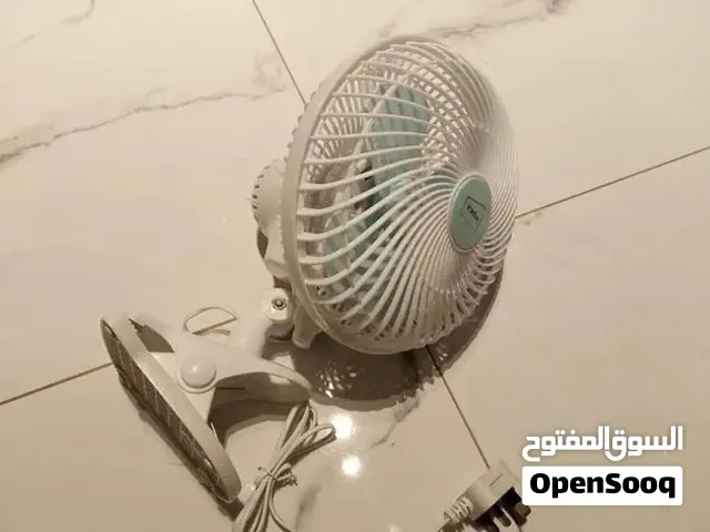 مروحة بمشبك كهرباء 220 سرعتين وكابل طاقة بطول 1.5